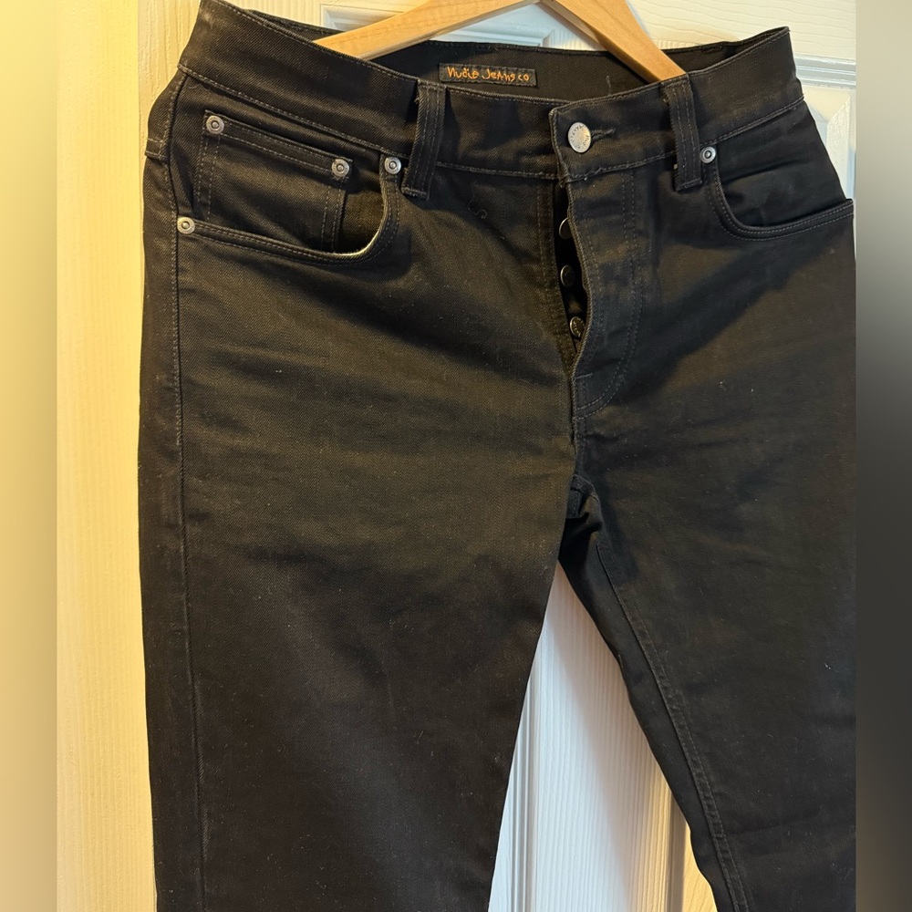 Nudie Skinny Men's Black Jeans 32Waist *tailored”